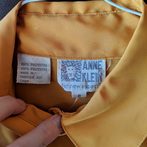 Anne Klein Vintage Womens Blouse. Size 8. - Picture 2 of 3